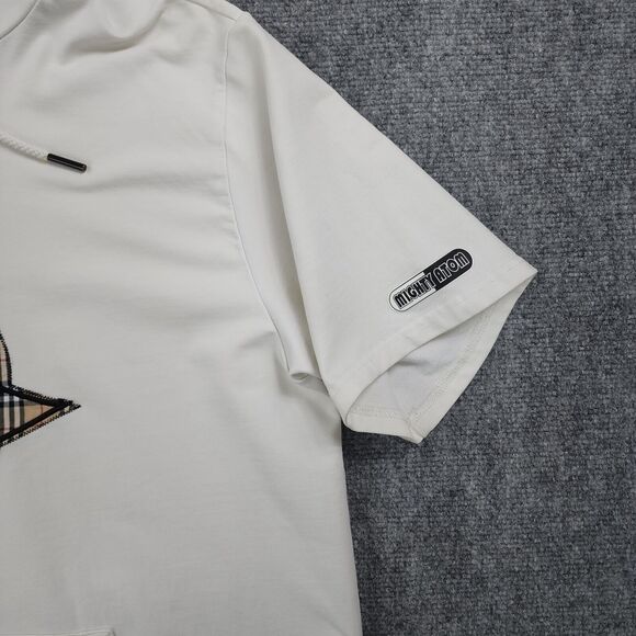 VTG Astro Boy Tezuka Productions Hoodie Mens XL Short Sleeve Mighty Atom x GXG - Picture 10 of 16